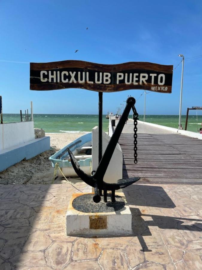 Casa Con Piscina En Chixchulub A 100 M De La Playa Villa Pueblo Pueblo Chicxulub Exterior photo
